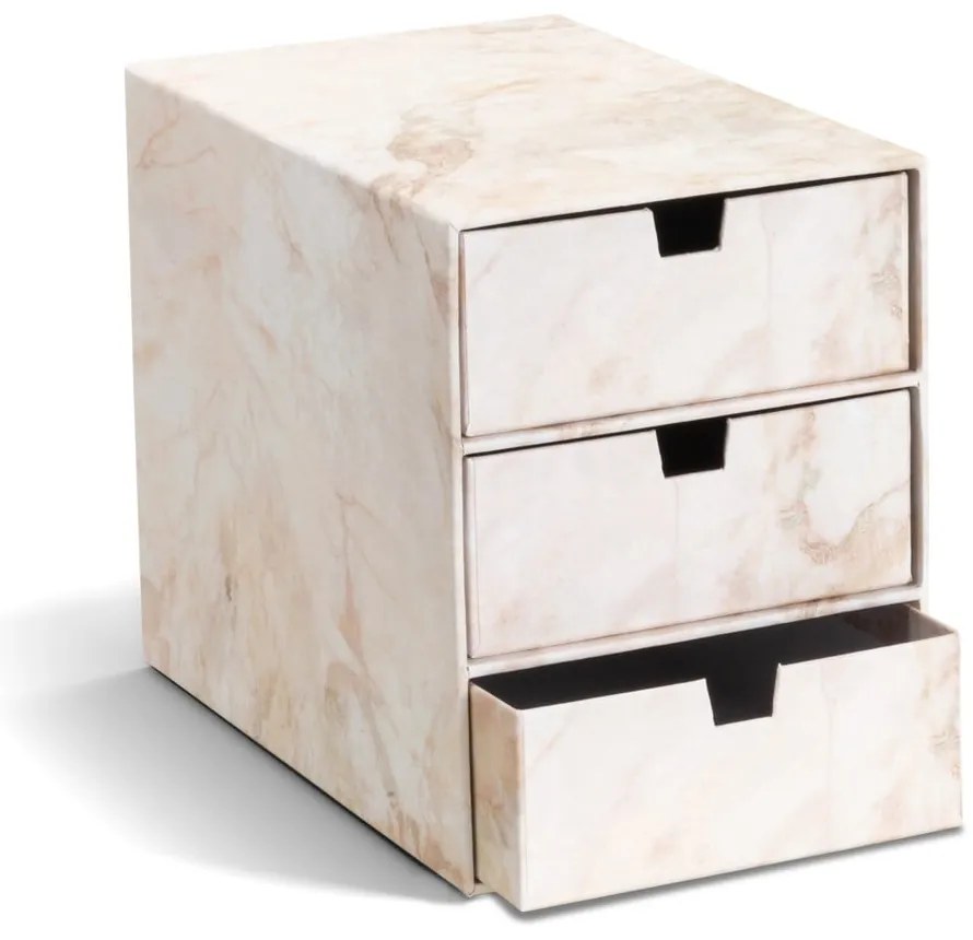 Kartonowy organizer z szufladką Ingrid Paper Laminate – Bigso