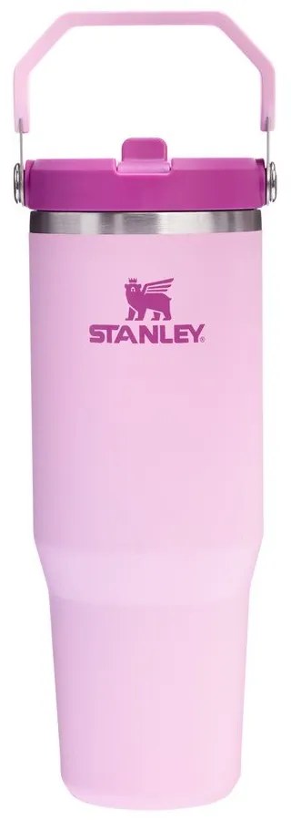 Różowy termos 890 ml IceFlow Flip Straw 2.0 – Stanley