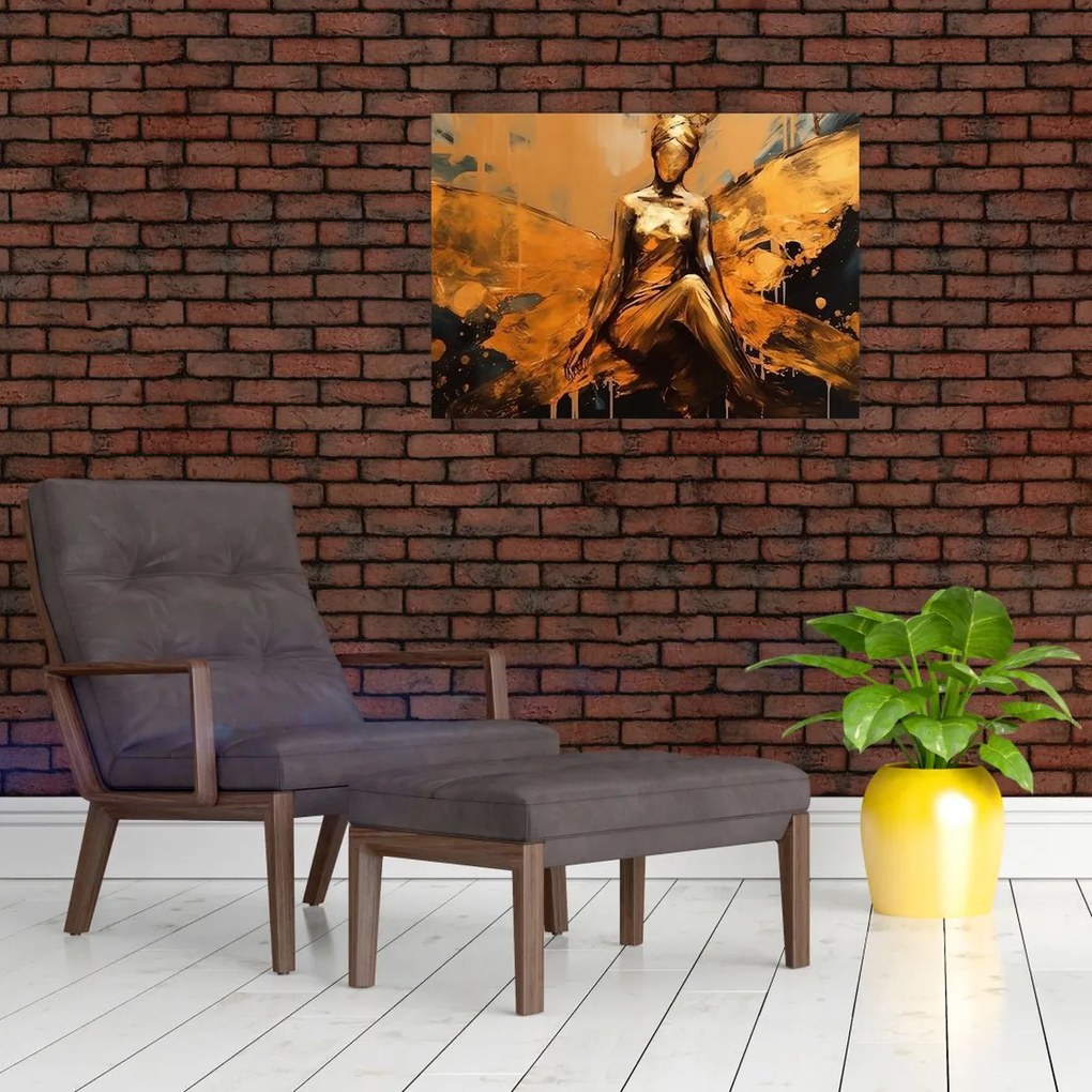 Obraz na szkle - Abstrakcja wróżki (70x50 cm)