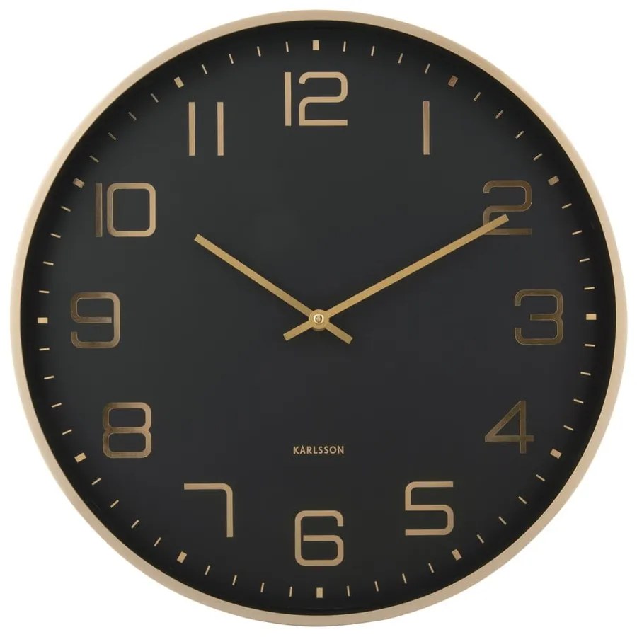 Zegar ścienny ø 40 cm Elegance Glow – Karlsson