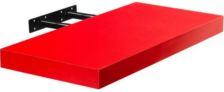 Półka ścienna Stilista Volato, 60 cm, czerwona