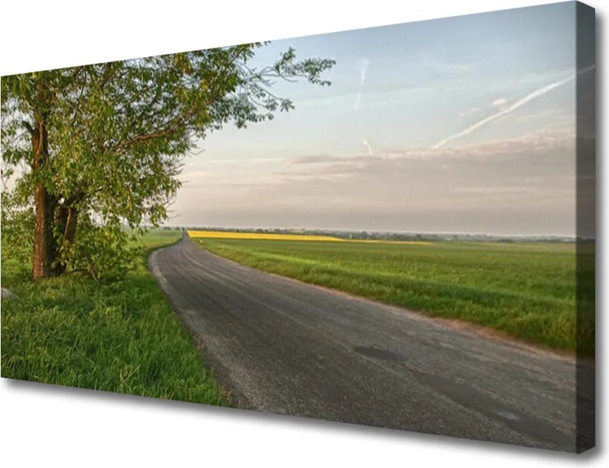 Zdjęcie na płótnie Aleja prowadząca w Nieznane