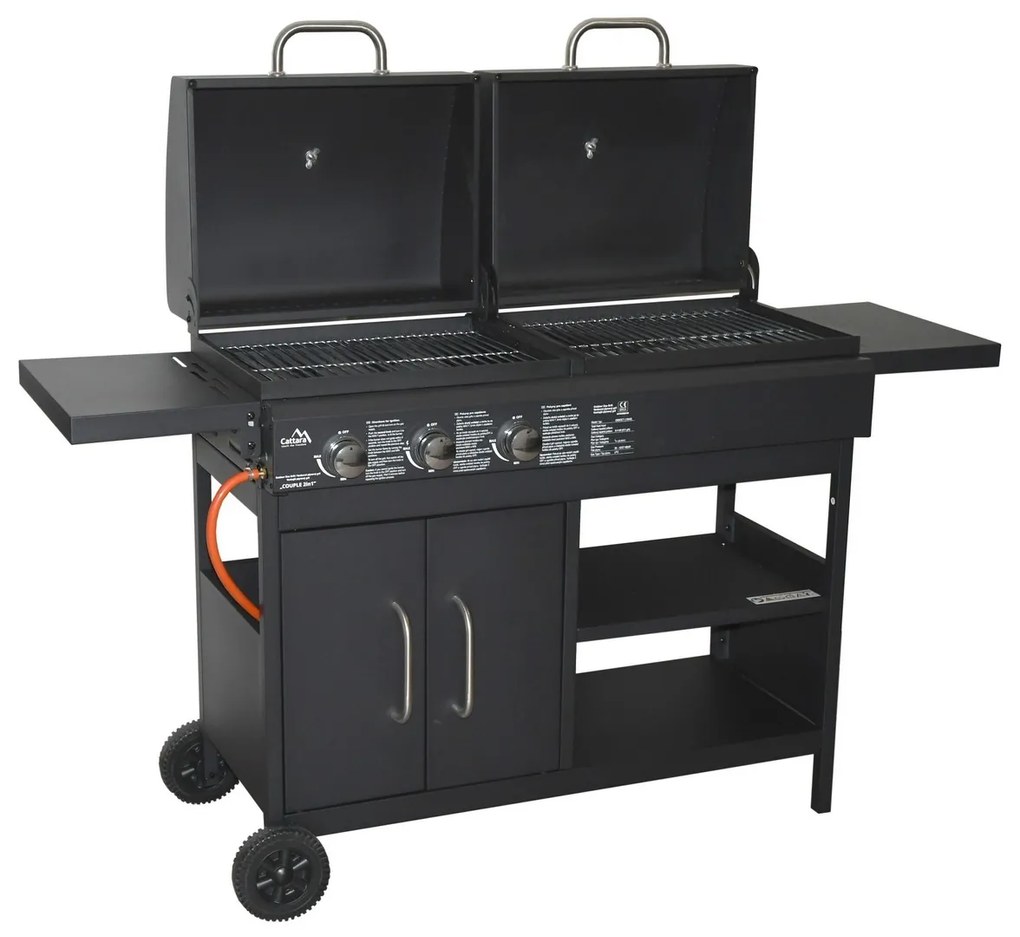 Cattara 13042 Grill kombinowany 2w1 Couple, 159 x 102 x 49 cm