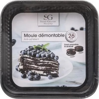 Forma do pieczenia, blacha kwadratowa, non-stick, 26 x 26 cm