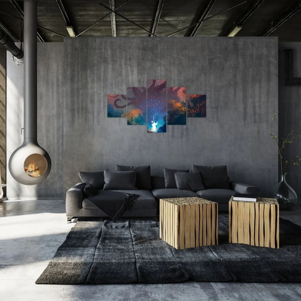 Obraz - Czarujący czarodziej (125x70 cm)