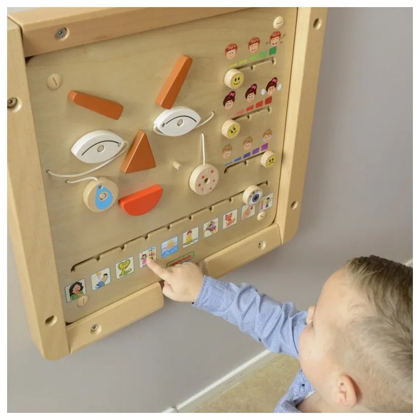 Masterkidz tablica edukacyjna jak się czujesz? nauka emocji montessori