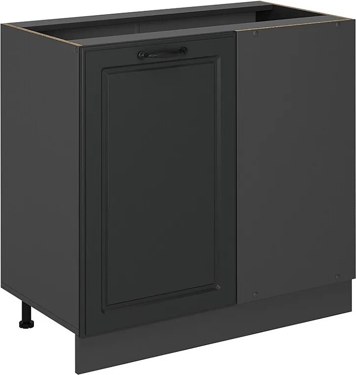 Szafka narożna antracytowy domek wiejski 86x46x81.6 r-line