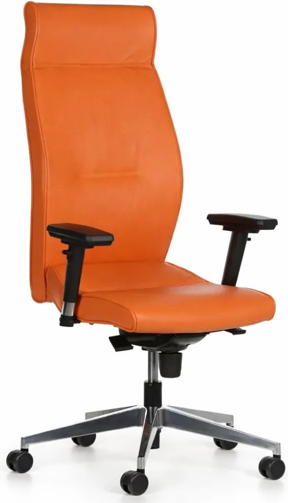 Fotel biurowy MEGA, pomarańczowy