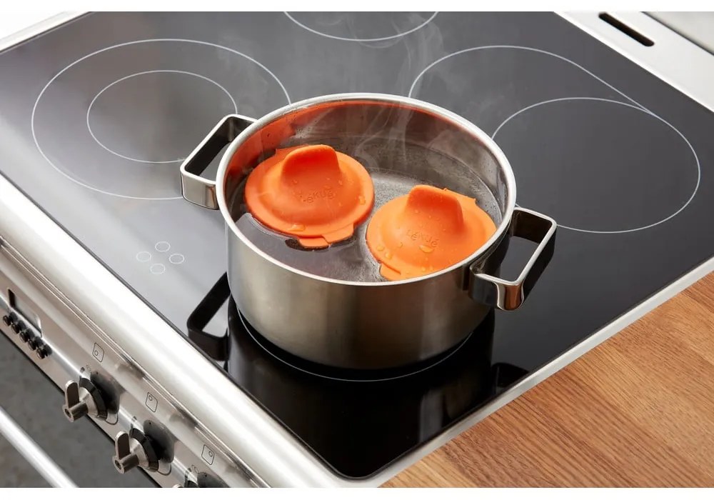 Silikonowe foremki na jajka w koszulkach zestaw 2 szt. Pouched egg cooker – Lékué