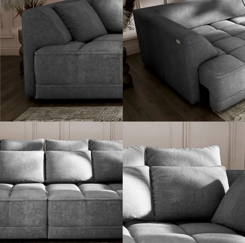 Sofa TIGA Kanapa z funkcja spania Elektryczny System rozkładania WERSAL