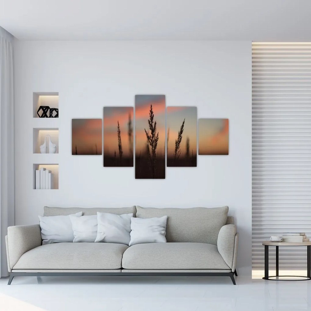 Obraz - Sylwetka rośliny (125x70 cm)