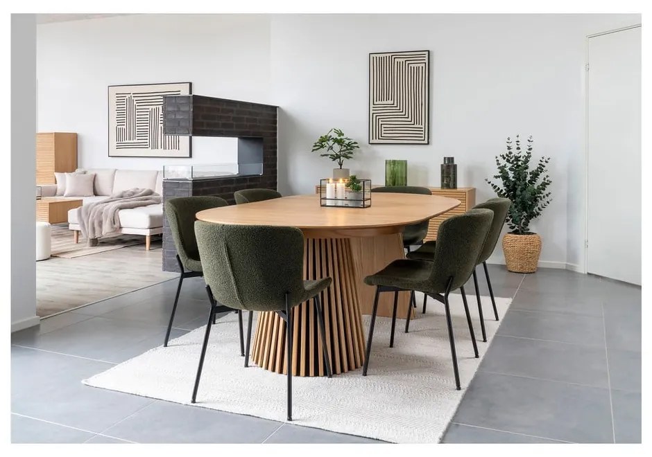 Zielony szklany wazon (wysokość 26,5 cm) – House Nordic