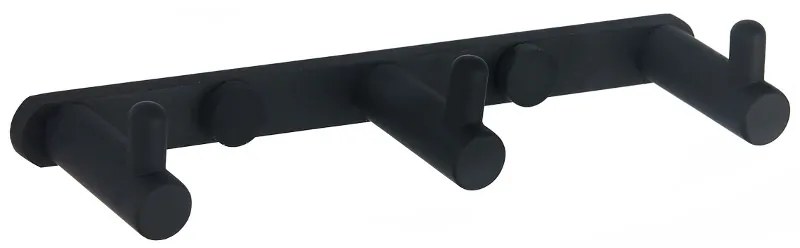 Mexen potrójny haczyk na ręcznik, czarny - 709163-70