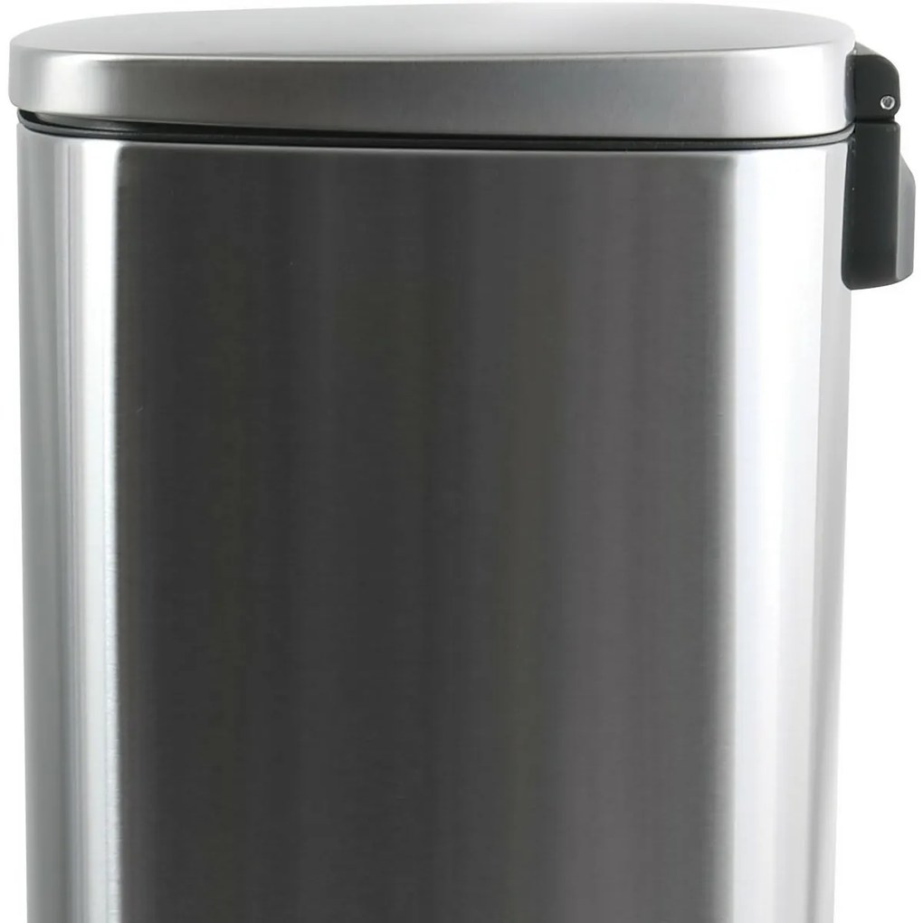 Spirella Kosz na śmieci z pedałem soft-close Akira 50 l, szczotkowana stal nierdzewna, 50 l