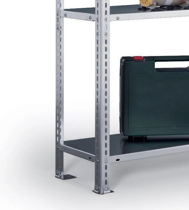 META Śrubowany regał półkowy FIX, 230 kg, 2500 x 1000 x 400 mm, dodatkowy
