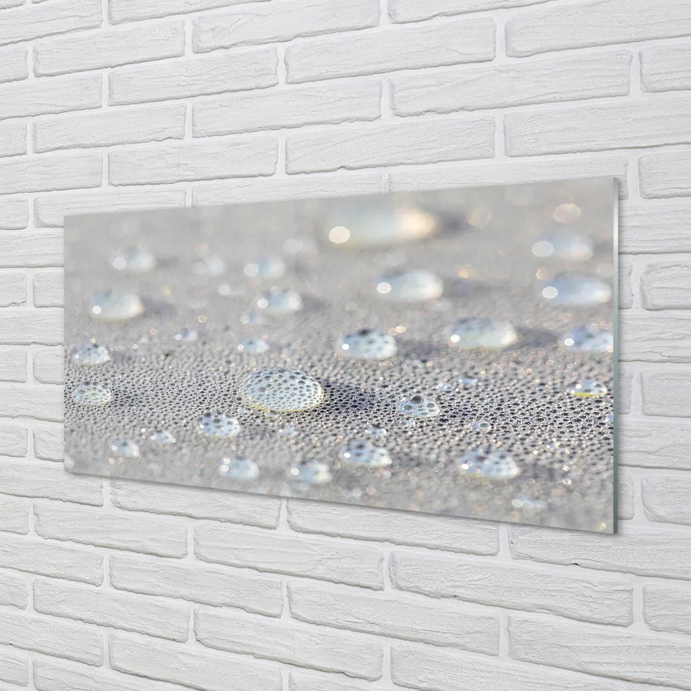 Szklany Panel Słoneczny Blask w Kropli