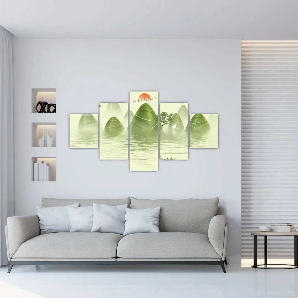 Obraz - Dolina Zielonych Gór (125x70 cm)