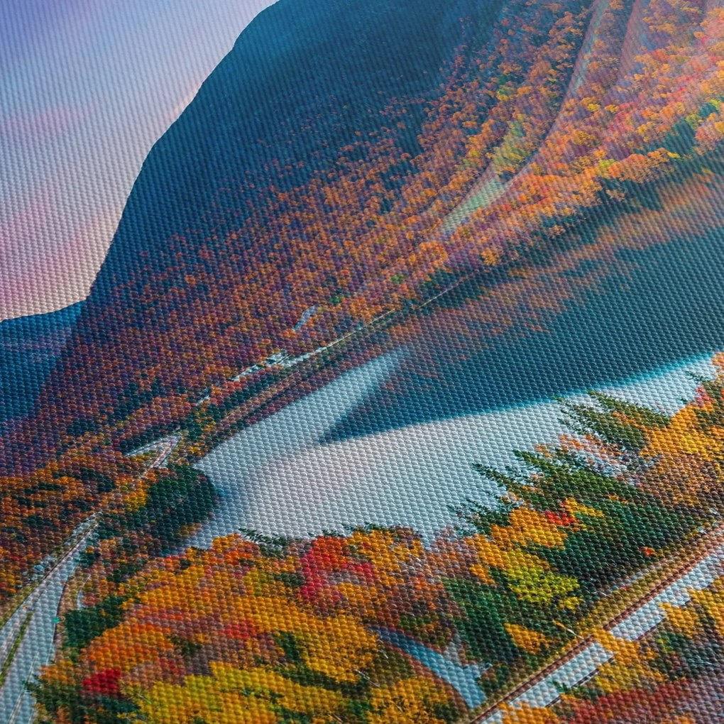Obraz - White Mountain, New Hampshire, USA (z zegarem) (90x30 cm)