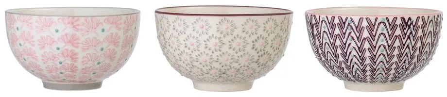 Zestaw 3 kamionkowych misek Bloomingville Maya, ø 11,5 cm
