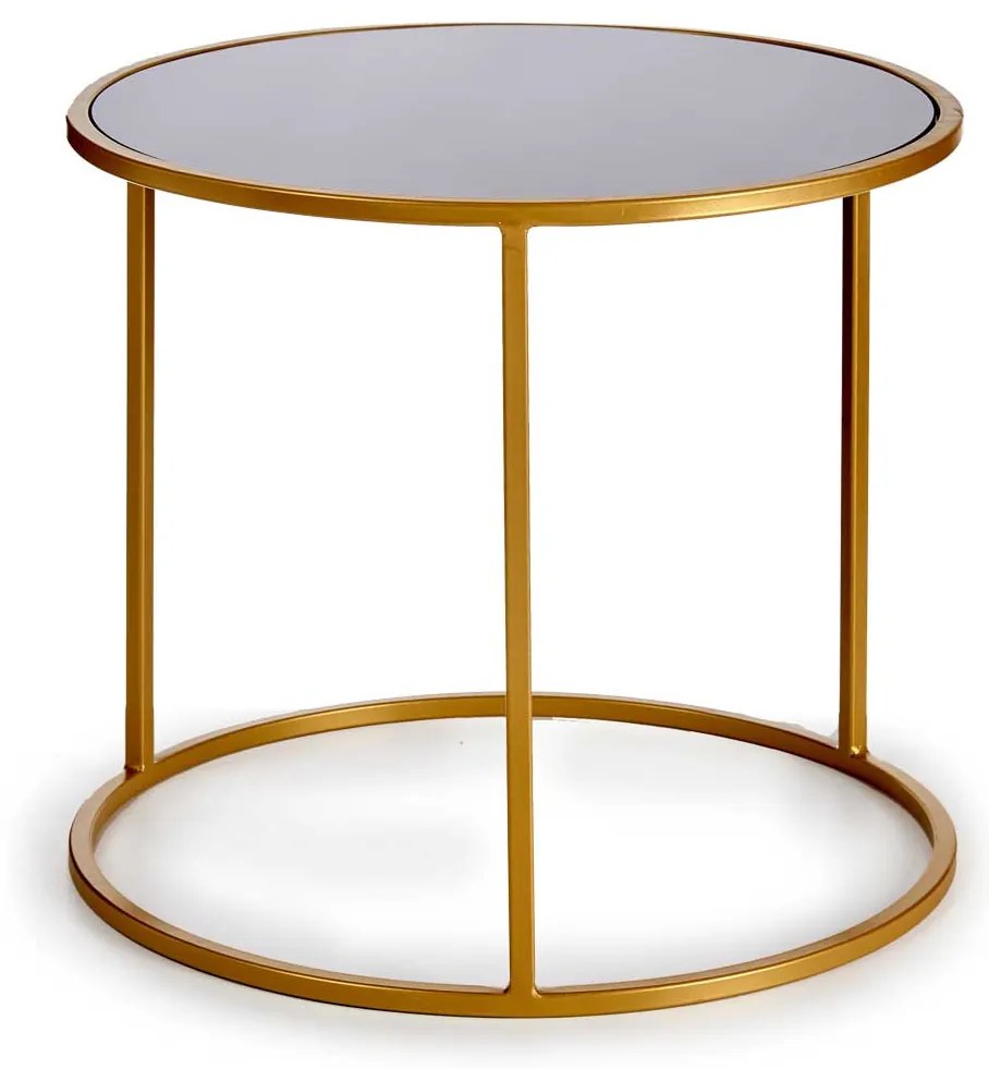 Zestaw stolików kawowych do salonu LUVO, metal, 2 sztuki
