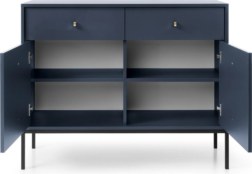 Komoda MONDO 104 cm do Salonu Sypialni Odcienie granatowego