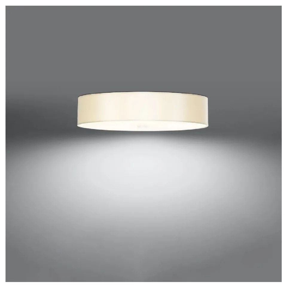 Biała lampa sufitowa ze szklanym kloszem ø 60 cm Herra – Nice Lamps