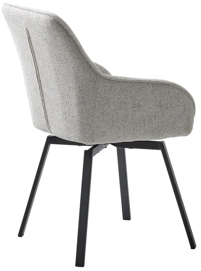 Jasnoszare krzesło Alma – Unique Furniture