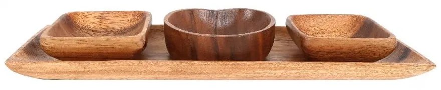 Miski do serwowania z tacą Kora – Premier Housewares
