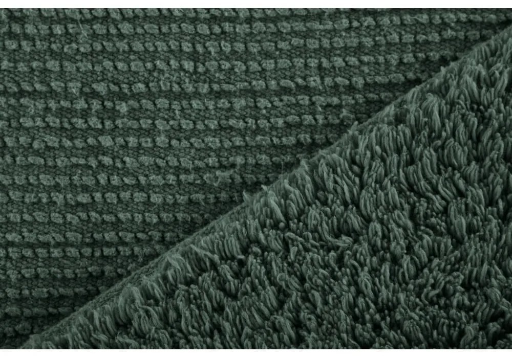 Ciemnozielony dywanik łazienkowy 100x60 cm Riva – Tiseco Home Studio