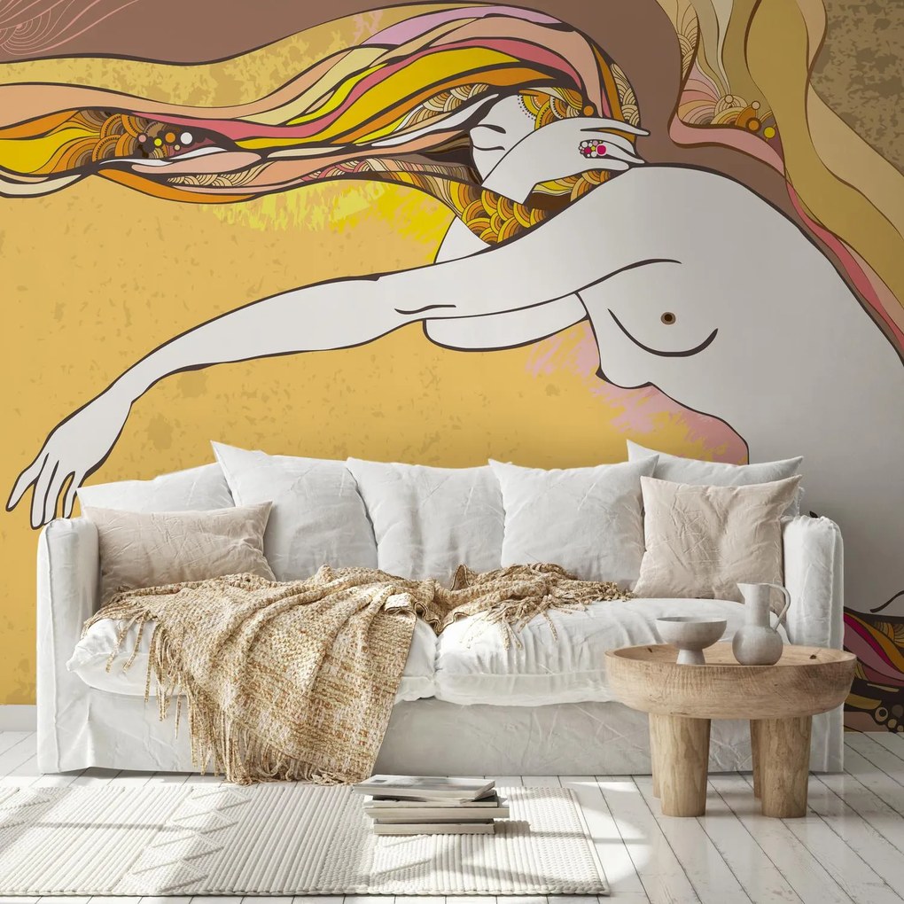 Fototapeta - Orientalna dama (196x136 cm)