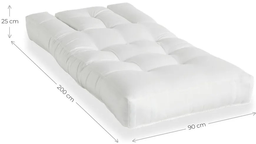 Beżowy fotel rozkładany odpowiedni na zewnątrz Karup Design OUT™ Hippo Beige