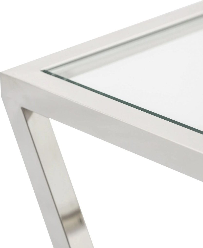 Konsola Vertigo silver 120x40x80cm