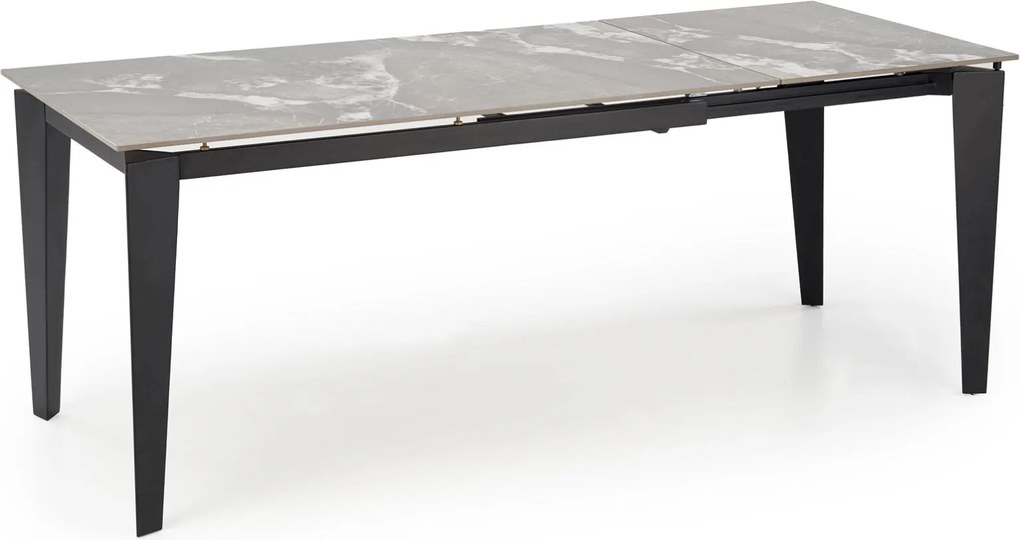 Rozkładany stół z blatem ze spieku Felix Halmar efekt szarego marmuru