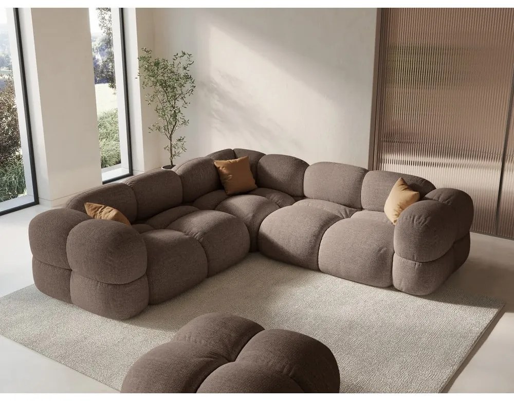 Brązowy narożnik Loretto – Cosmopolitan Design