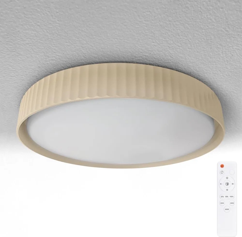 Brilagi - LED ściemnialna oprawa sufitowa LUCIA LED/60W/230V śr. 59 cm beżowa + z pilotem