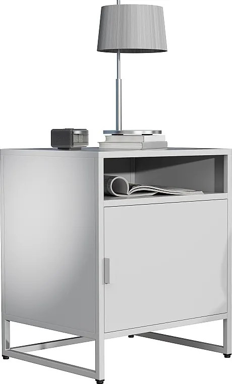 Metalowy stół nocny boczny Flokas L