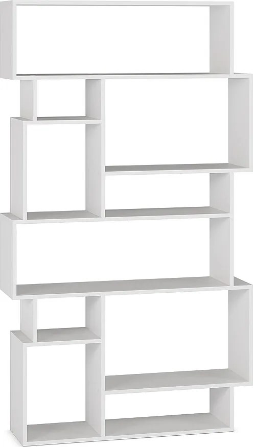 Półka kolumnowa Hawai 10 otworów kolor biały