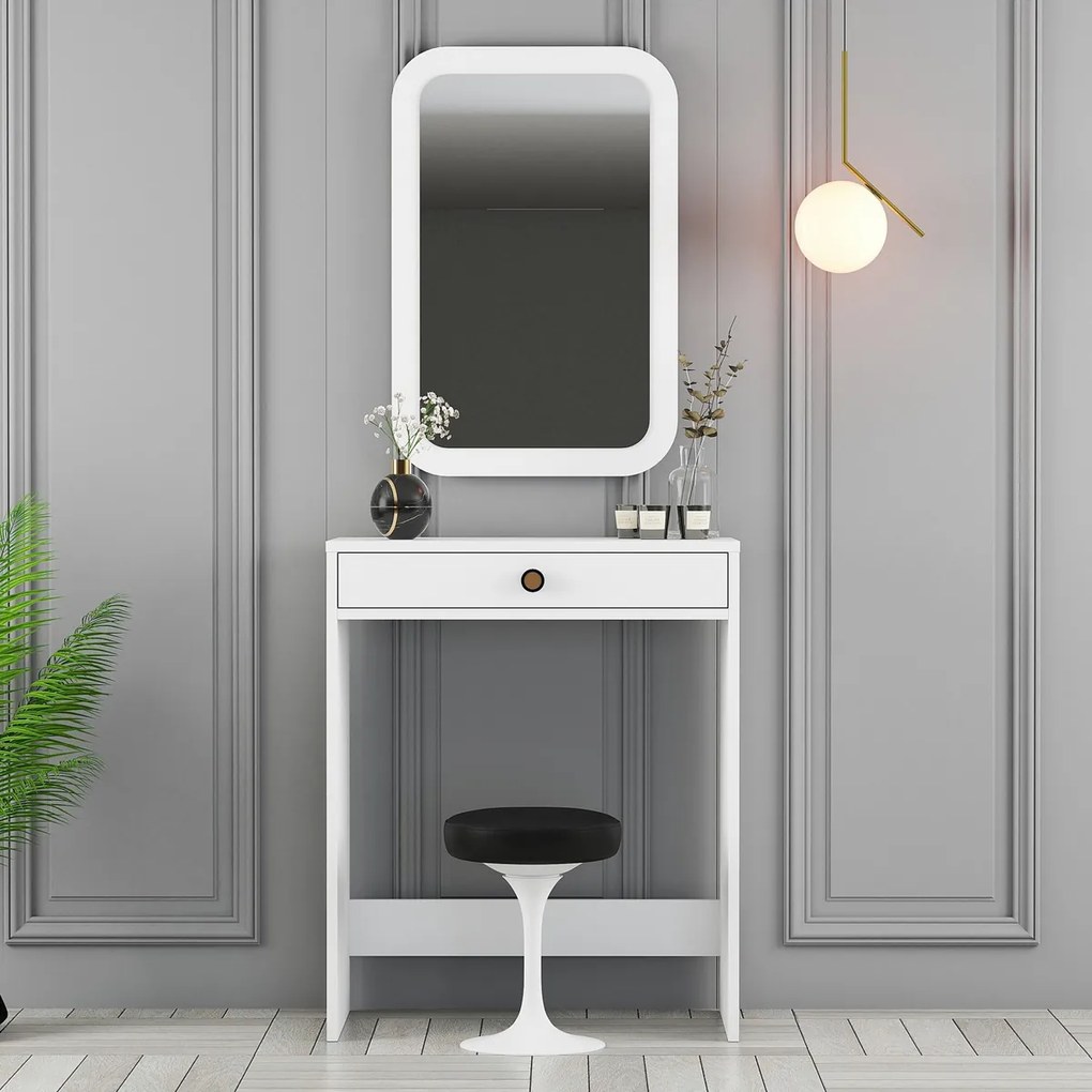 Stolik kosmetyczny Lisbon Mirror White