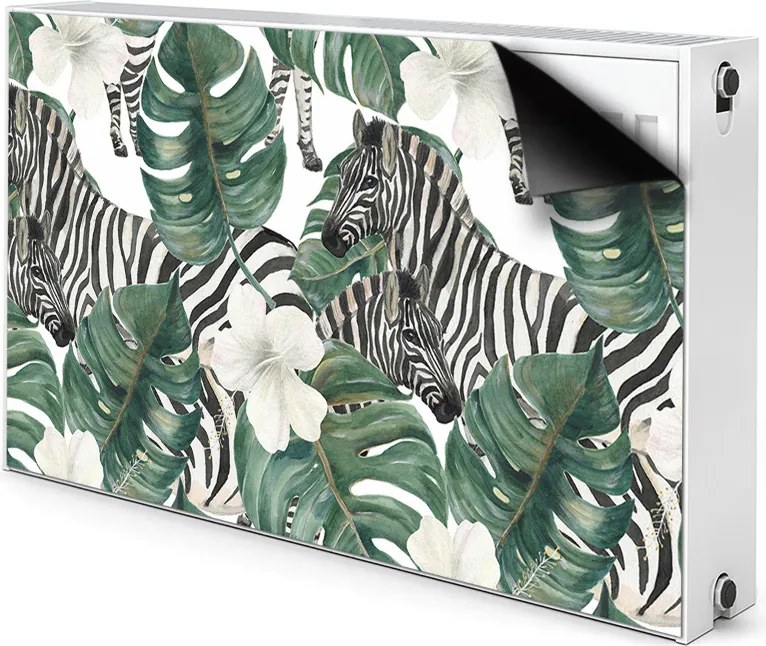 Maskownica dekoracyjna grzejnika Zebry w liściach