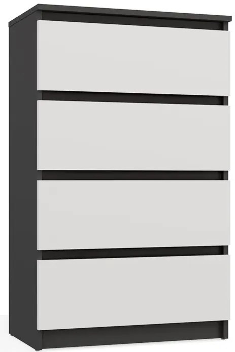 Nowoczesna komoda z szufladami antracyt G9-G17