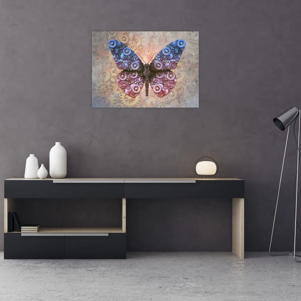 Obraz - Steampunk motyl (70x50 cm)