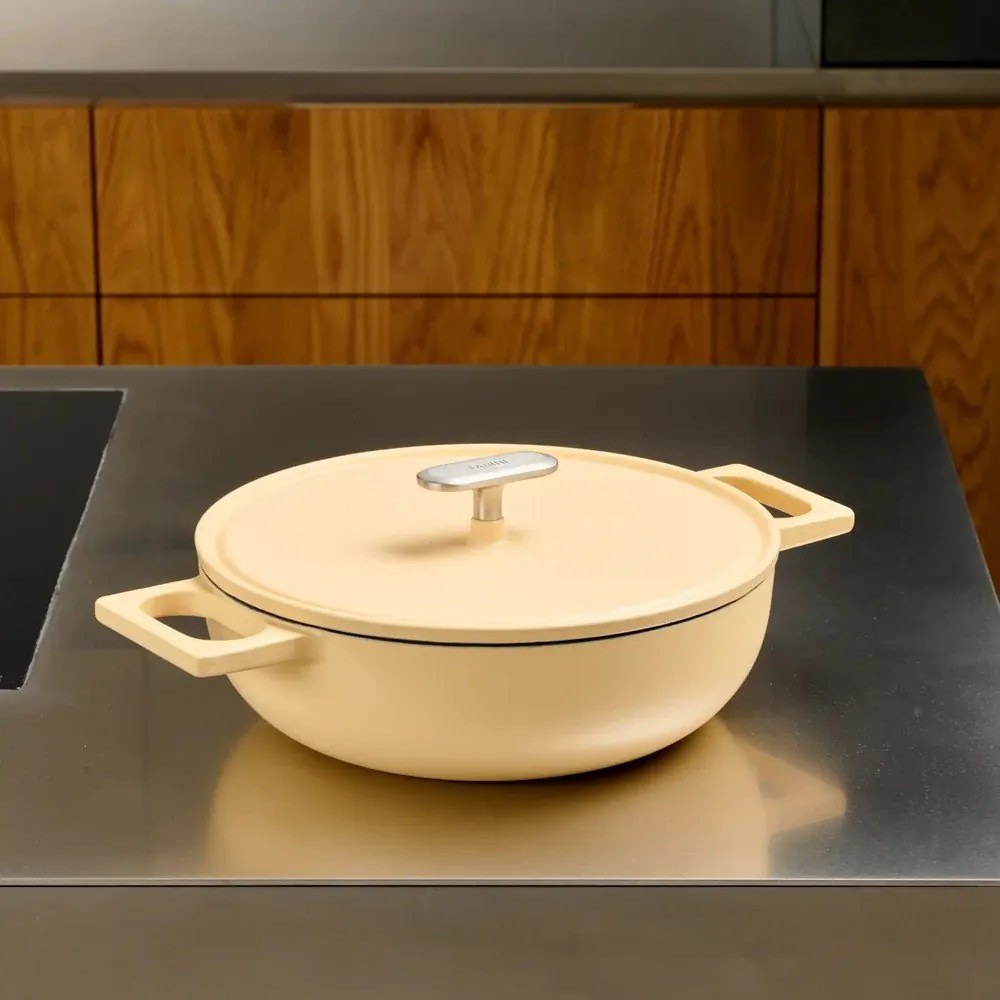 Patelnia z pokrywką żeliwna ø 26 cm tegame Mattia 3.0 – FABINI