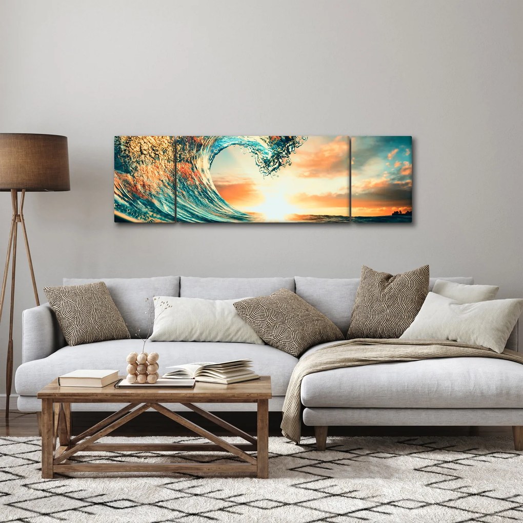 Obraz - Fala (170x50 cm)