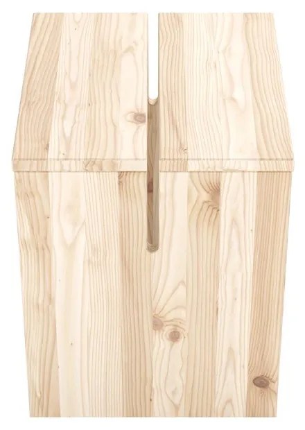 Stołek z litego drewna sosnowego w naturalnym kolorze Join-In – Karup Design