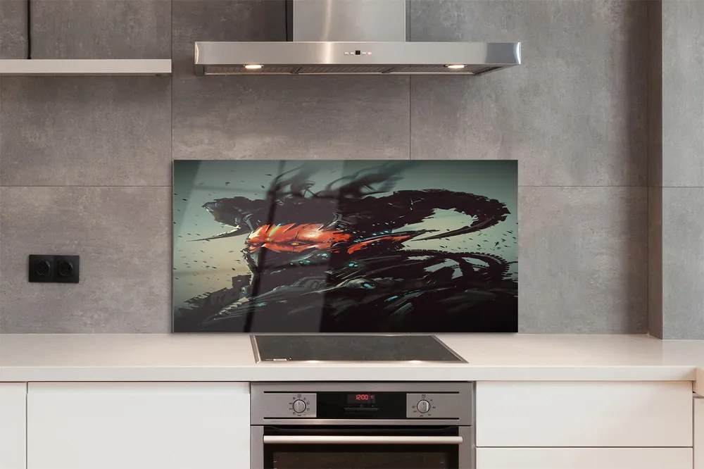 Panel nad Blat Kuchenny Ciemna Postać z Koszmaru