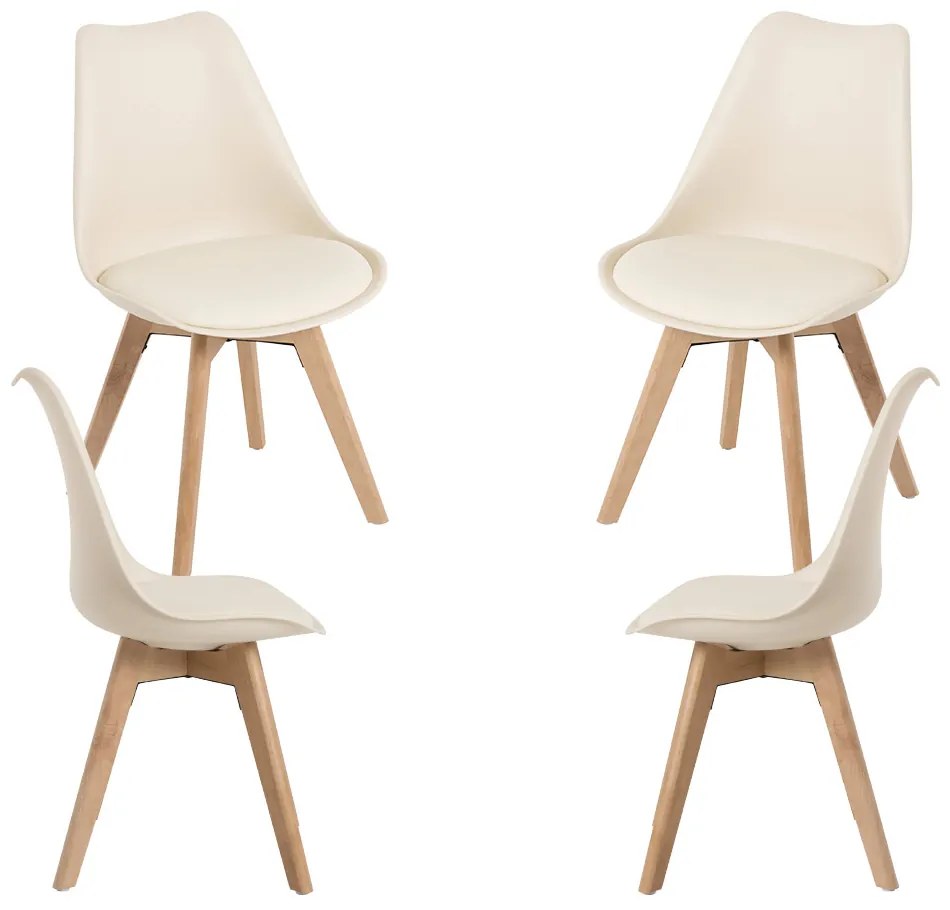 Zestaw 4 krzese Synk Basic