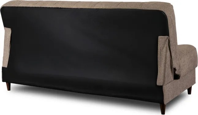 Sofa z Funkcją Spania NEPAL Wersalka Rozkładana Dwuosobowa Brązowa Nowoczesna do Salonu