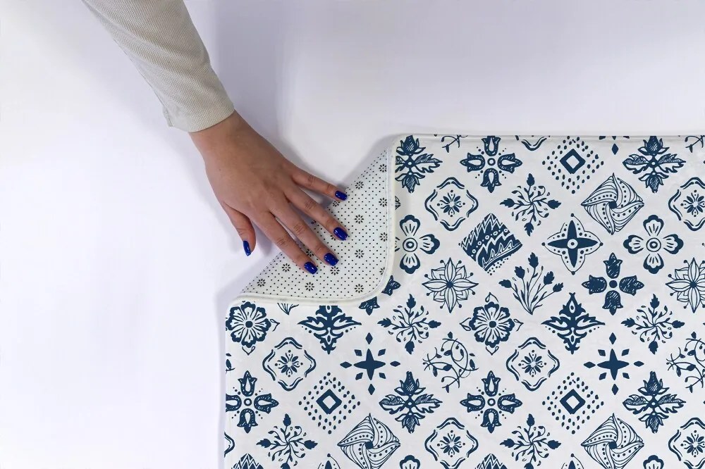 Antypoślizgowy dywanik łazienkowy Antypoślizgowy dywanik łazienkowy Kwiaty Abstrakcja