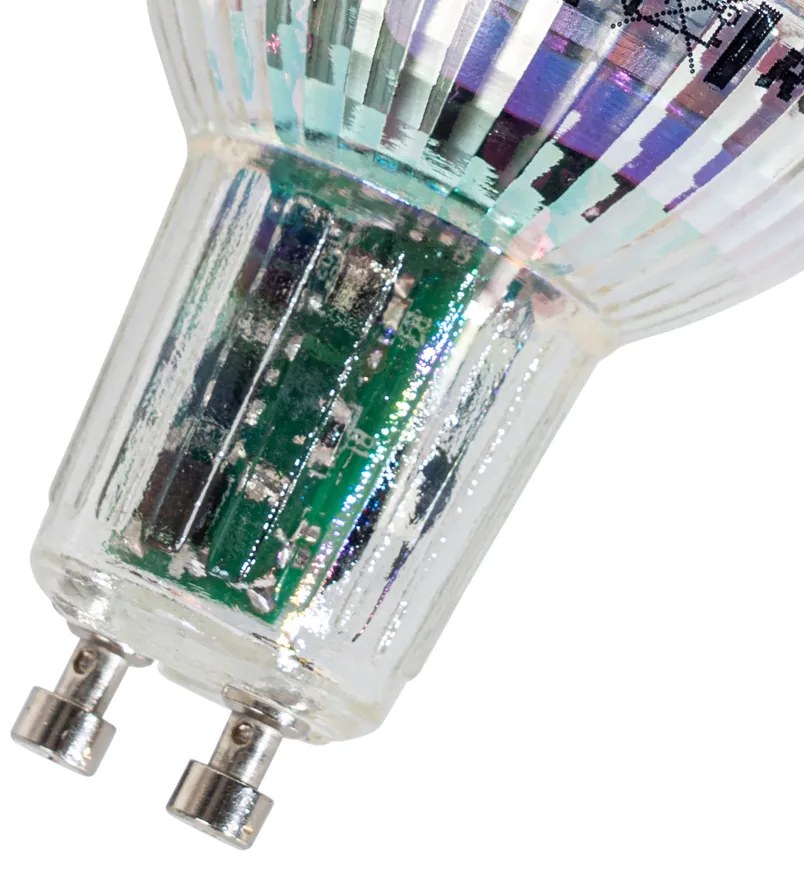 Zestaw 5 inteligentnych żarówek LED GU10 50mm przezroczystych 4,7W 345 lm 2200-4000K