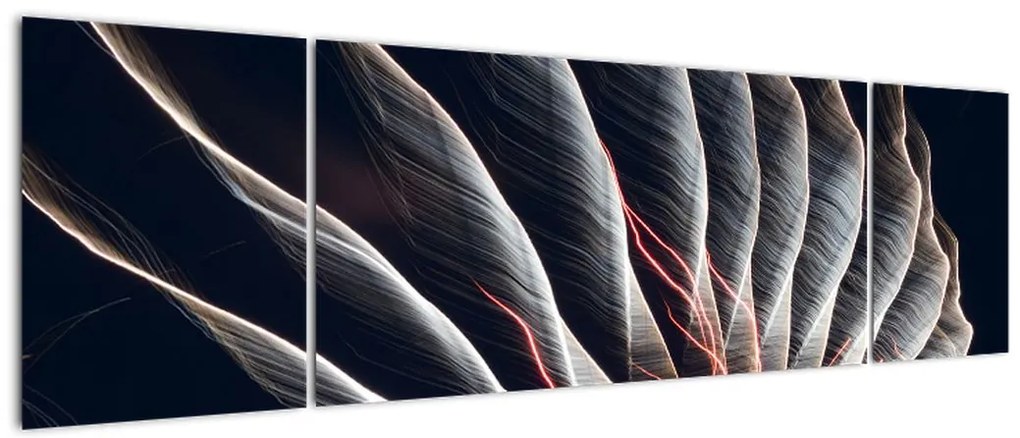 Obraz - Wyładowanie świetlne (170x50 cm)